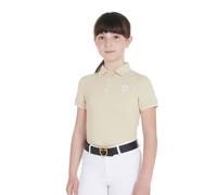 SLIM FIT CHILDREN'S POLO SHIRT IN ANTIBACTERIAL TECHNICAL FABRIC