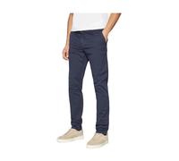 Slim Fit Cotton-Blend Chinos - male - Lyle & Scott - Chinos - Blue - W32 - Trousers W32