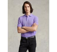 Slim Fit Cotton Pique Polo Shirt Purple
