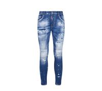 Slim Fit Denim Jeans- male- Dsquared2- Skinny Fit Jeans- Blue- L- Jeans L