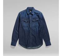 G-Star Men's Dakota Slim Shirt , Blue (worn in deep sea D23616-D252-G133), M