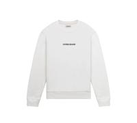 Slim fit embroidered logo sweatshirt Guess Blanc XL