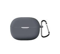 Slim Fit Fashion Protective Headphone Cover Accessories Case for Redmi Buds 8 with Keychain for Women Men-Gray