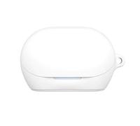 Slim Fit Fashion Silicone Protective Headphone Cover Accessories Case for JBL Soundgear Clips with Keychain for Women Men-White