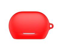 Slim Fit Fashion Silicone Protective Headphone Cover Accessories Case for JBL Soundgear Clips with Keychain for Women Men-Red