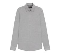 Slim Fit Flannelskjorte med Stretch - male - Boss - Casual Shirts - Gray - M - Shirts M