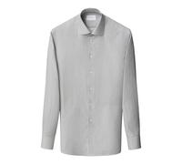 Slim Fit Geometric Twill Skjorte- male- Eton- Casual Shirts- Gray- 2XL- Shirts 2XL