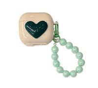 Slim Fit Green Heart Pattern Protective Cover Accessories Case for Huawei FreeBuds 5i