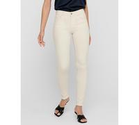 ONLY Women's ONLBLUSH Life MID SK AK RW DOT019 NOOS Jeans, Ecru, M/32