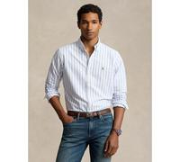 Slim Fit Oxford Shirt with Embroidered Logo white/blue striped