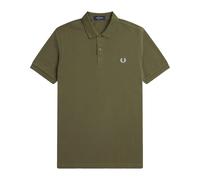 Slim Fit Plain Polo Uniform Green XL