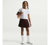 Slim Fit Ribbed Cropped T-Shirt for Girls Nike 13/15 ans