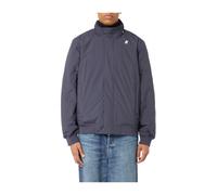 Slim Fit Ripstop Hooded Jacket, male, K-Way, Light Jackets, Blue, 2XL, Jackets 2XL