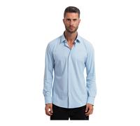 Slim-fit shirt in extra stretch jersey - male - Boss - Casual Shirts - Blue - M - Shirts M