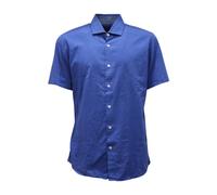 Slim Fit Shirt - male - Liu Jo - Short Sleeve Shirts - Blue - XL - Shirts XL