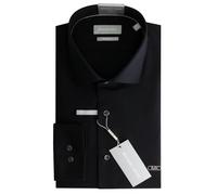 Slim fit shirt Michael Kors Empire Logo Emb Noir 43