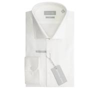 Slim fit shirt Michael Kors Pinpoint Oxford Blanc 44
