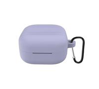 Slim Fit Silicone Protective Headphone Cover Accessories Case for Samsung Galaxy Buds4 Pro with Keychain for Women Men-Purple