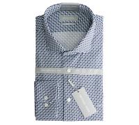 Slim fit star print knit shirt Michael Kors Bleu 45