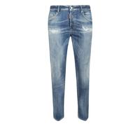 Slim Fit Stretch Cotton Denim Jeans- male- Dsquared2- Slim Fit Jeans- Blue- L- Jeans L
