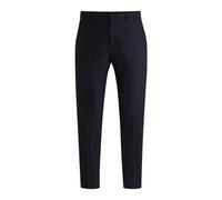 Slim Fit Stretch Flannel Trousers - male - Boss - Chinos - Blue - 5XL - Trousers 5XL