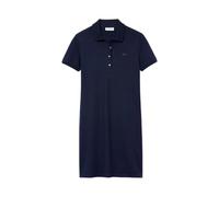 Slim Fit Stretch Mini Piqué Polo Dress - female - Lacoste - Short Dresses - Blue - L - Dresses L