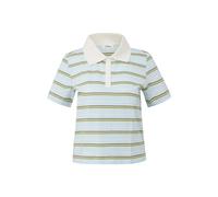 Slim Fit Striped Jersey Polo for Women s.Oliver Blanc 42