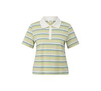 Slim Fit Striped Jersey Polo for Women s.Oliver Vert 32