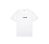 Slim-fit T-shirt with embroidered logo Guess Blanc L