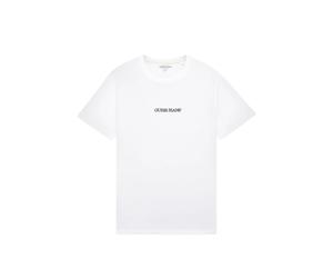 Slim-fit T-shirt with embroidered logo Guess Blanc L
