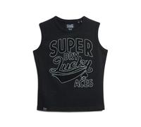 Slim-fit tank top for women Superdry Retro Noir M