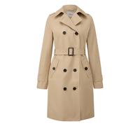 Slim-Fit Textile Belted Trench Coat for Women s.Oliver Marron 42