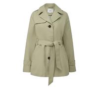 Slim Fit Trench Coat with Belt and Internal Pocket Women s.Oliver Vert 42