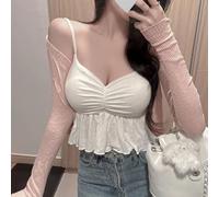 Slim Fit Women's Elegant Featuring Stylish Details Suitable For Various Occasions Year Round (M White)