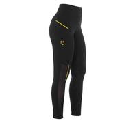 SLIM FIT WOMEN'S LEGGINGS WITH MICRO MESH INSERTS