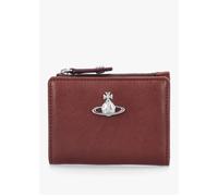 Slim Flap Chestnut Leather Card Holder - Tan Leather / One Size