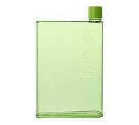 Slim Flat A5 Water Bottle Transparent Book Style Portable Travel