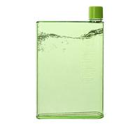 Slim Flat A5 Water Bottle Transparent Book Style Portable Travel