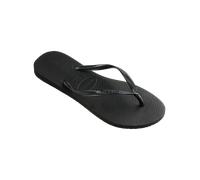 Slim Flip Flops in Black