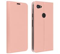 Slim flip wallet case, Business series for Pixel 3A XL - Rose gold