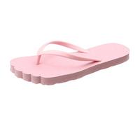 Slim Flops for Women Beach Holiday Basic Toe Separator Rubber Slip On Shower Country Shoes Women, pink, 8.5 UK
