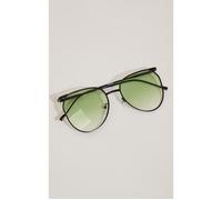 Slim Framed Aviator Sunglasses Madein Black One Size