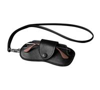 Slim Glasses Case - Leather Eyeglass Bag | Neck Hanging Eyeglass Case | Soft Glasses Pouch | Slim PU Glasses Case | Glasses Holder Organizer Bag | Protective Case Eyeglass | Necklace Eyeglass Pouch