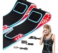 Slim Gleam Wrap - 2024 Best Adjustable Cordless Slim Gleam Wrap Belt,Red Light Therapy for Weight Loss,Slingleam Belt for Women and Men Belly Back and Shoulder,Make You Feel Confident (2 Pcs)