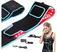 Slim Gleam Wrap - 2024 Best Adjustable Cordless Slim Gleam Wrap Belt,Red Light Therapy for Weight Loss,Slingleam Belt for Women and Men Belly Back and Shoulder,Make You Feel Confident (1 Pcs)