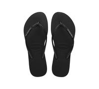 Slim Glitter II Flip Flops metallic black