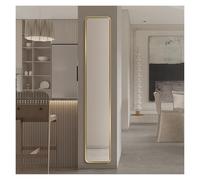 Slim Gold Full Length Wall Mirror 120x24cm - Elegant Ultra Narrow Rectangle Mirror for Small Spaces Stylish Home Decor for Bedrooms & Hallways Modern Design