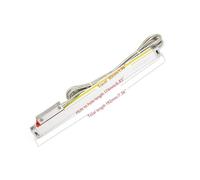 Slim High Precision 0.005mm Thin Lathe Linear Scale 50 100 150 200 250 300 350mm 20x28mm Small Linear Encoder Grating Ruler Precision and Muti-Function,White-350mm travel length