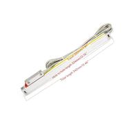 Slim High Precision 0.005mm Thin Lathe Linear Scale 50 100 150 200 250 300 350mm 20x28mm Small Linear Encoder Grating Ruler Precision and Muti-Function,White-200mm travel length