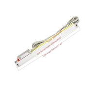 Slim High Precision 0.005mm Thin Lathe Linear Scale 50 100 150 200 250 300 350mm 20x28mm Small Linear Encoder Grating Ruler Precision and Muti-Function,White-300mm travel length